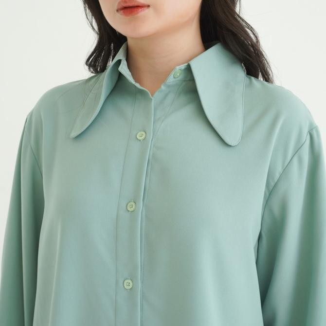 Ae Ri Shirt - Korea Premium By Lilac | Blouse Wanita Korea