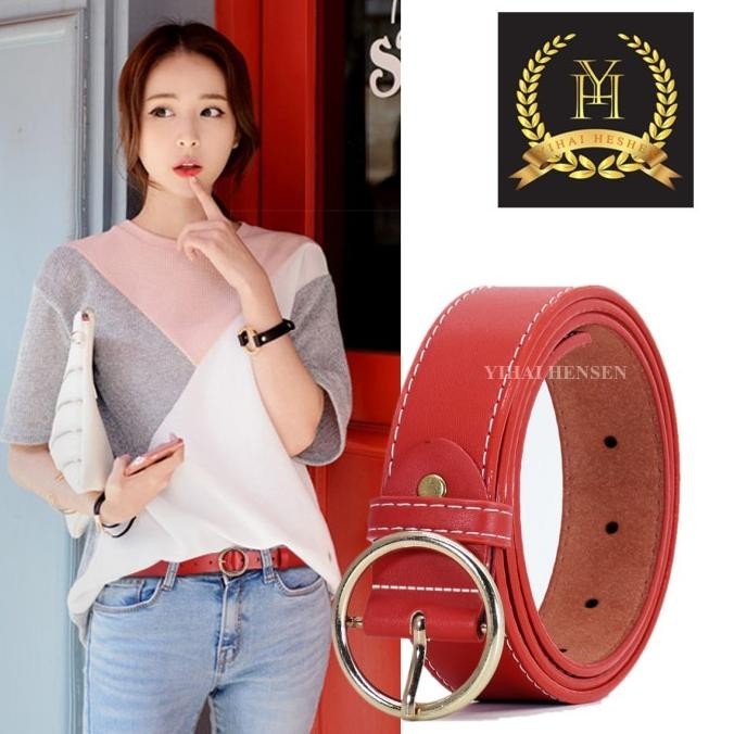 [Y&H] Ikat Pinggang Wanita Ring Belt Korean Belt