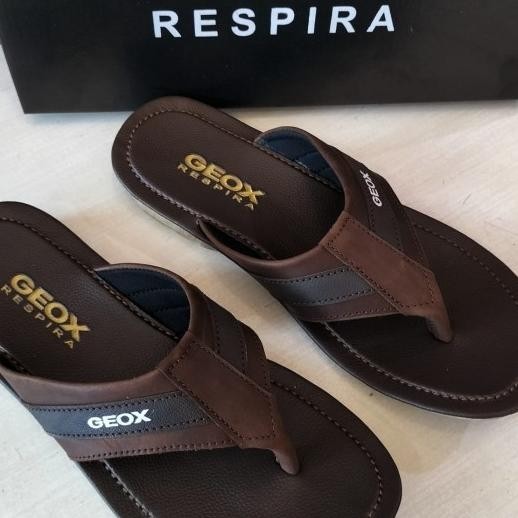 Promo Sandal Jepit Geox Respira Original Sendal Kulit Asli