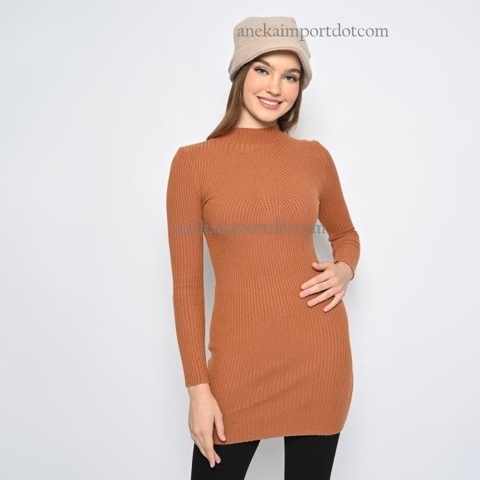 Topi Ciput Rajut Musim Dingin, Topi Beanie Winter Wanita Kupluk Polos