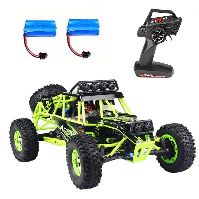 Mobil Mainan Off Road Wltoys 12428 RC, Truk Monster Kecepatan Tinggi Hadiah Anak-anak, Mobil Mainan 