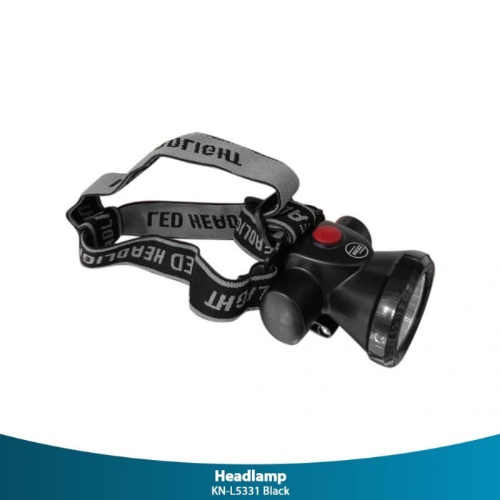 LAMPU DARURAT/LAMPU CAMPING/SENTER ZEHN HEADLAMP KN-L5331 BLACK
