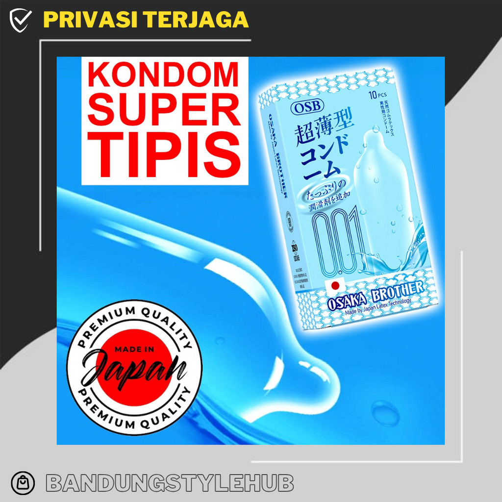 Kondom Super Tipis 001 Kualitas Premium - Condom Ultrathin 001 - OSB Japan Condom - Jual Perbox dan 