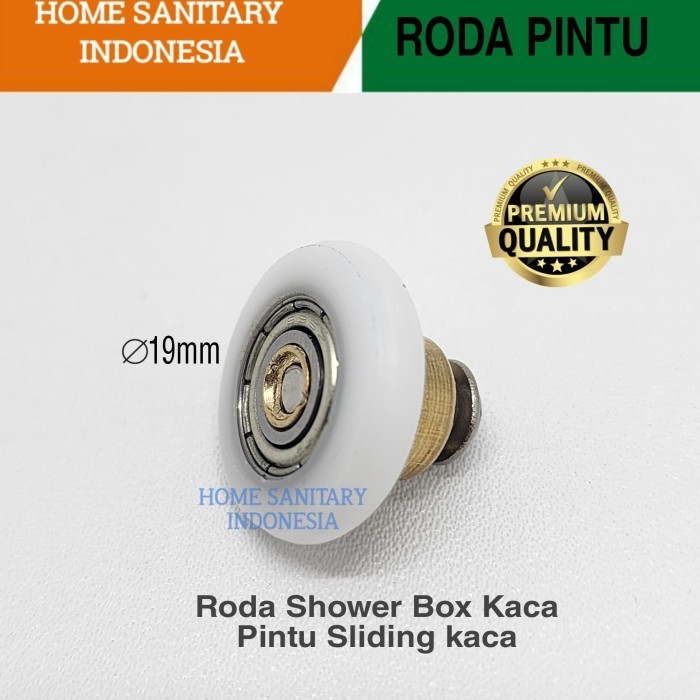 Roda Shower Box Roda Roller Pintu kaca Sliding kaca Kamar mandi