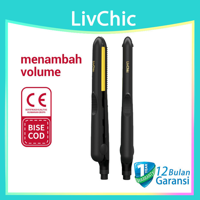 Livchic Volume Catok Curved Plate Pelurus Rambut Catokan Ls306