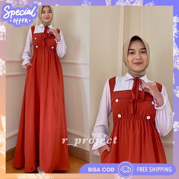 Terbaru Maxi Gamis Maxy Gami Modern Terbru Dressh Kondangan Kekiniann Gamies Pesta Syarii Kini Bjua 
