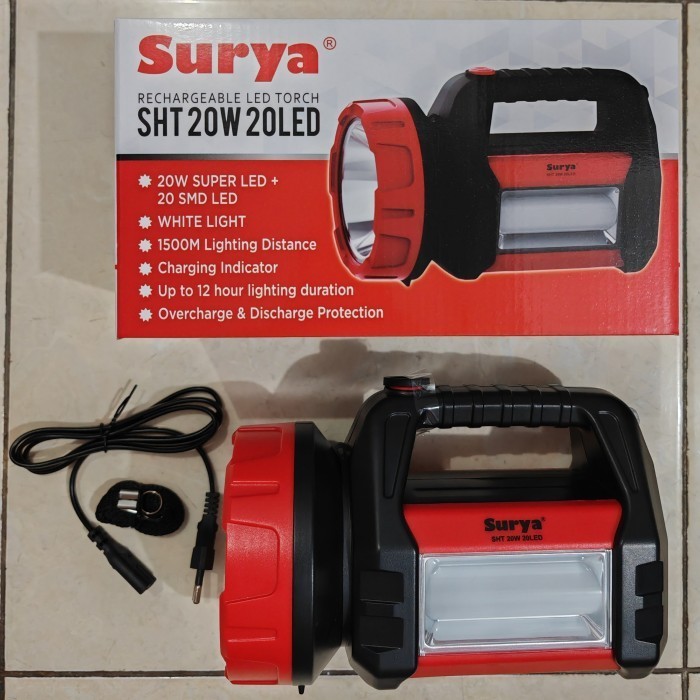 Senter surya SHT 20w 20led