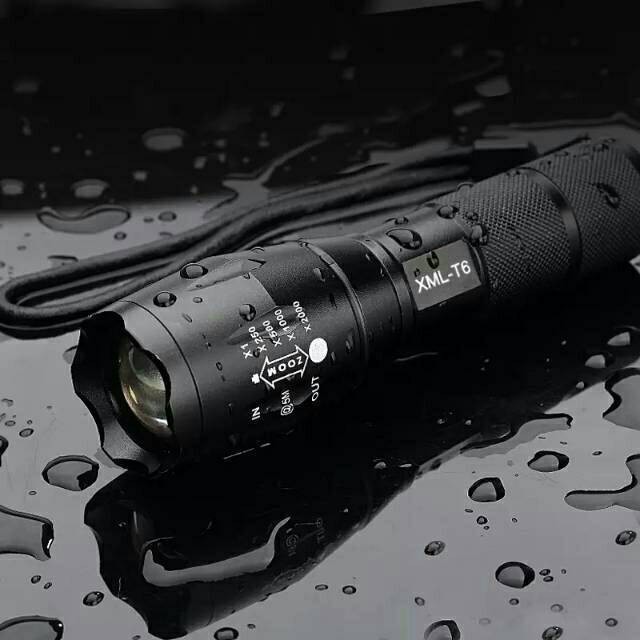 Senter Led Taffware - Ultrafire E17 XML-T6 Original Police Swat Super