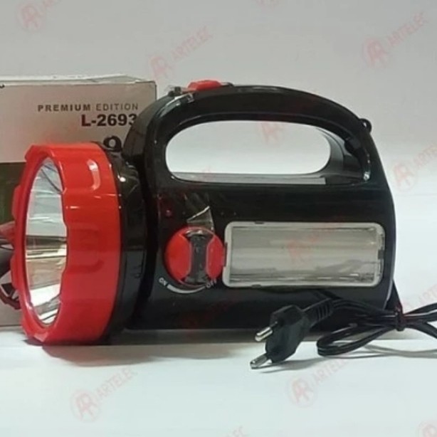 Senter led cas Luby L-2693 12 watt + emergency 28smd led