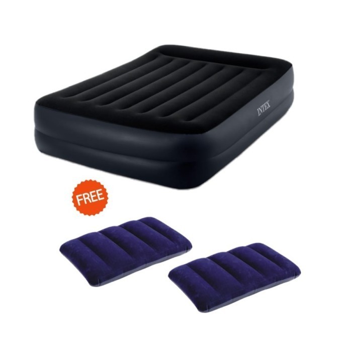 INTEX KASUR ANGIN - KASUR INTEX DURABEAM REST RAISED AIRBED ORIGINAL