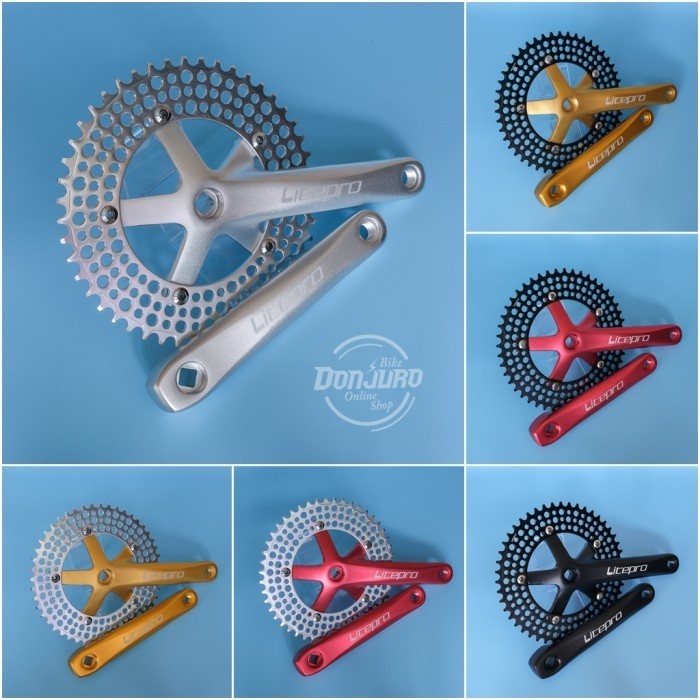 LITEPRO BUBBLE CRANKSET BCD 130 48T