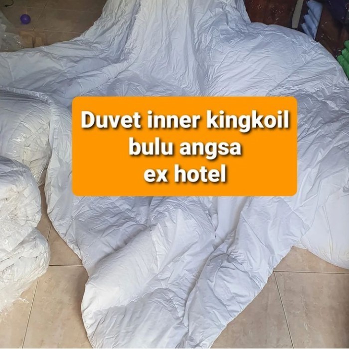 bedcover/inner duvet bulu angsa king koil