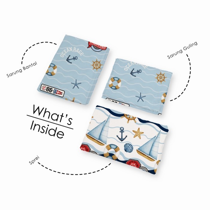 Bed Cover Set Lady Rose Single 120x200 - Sailor