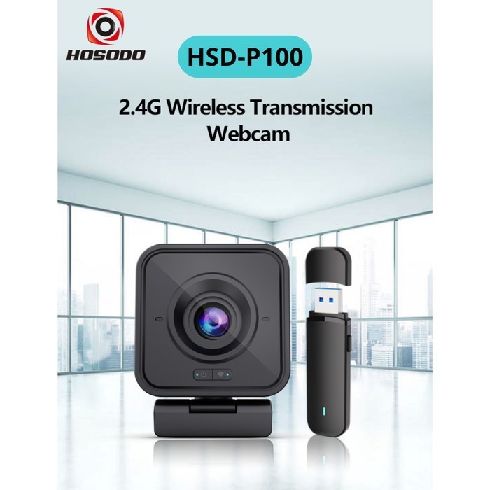 Hosodo Hsd-P100 Wireless Webcam Full Hd For Meeting Streang