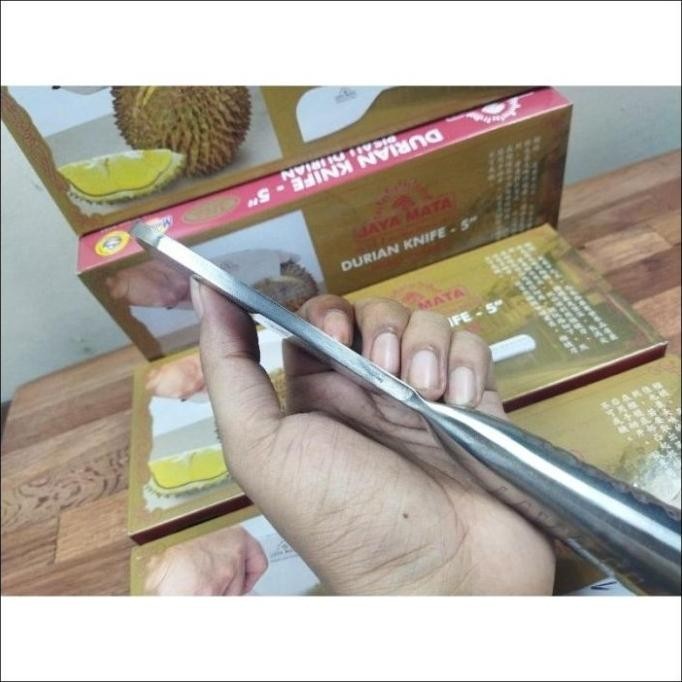 TERBARU PISAU DURIAN JAYA MATA 5" STAINLESS STEEL ANTI KARAT TEBAL KURNIAWATI4366