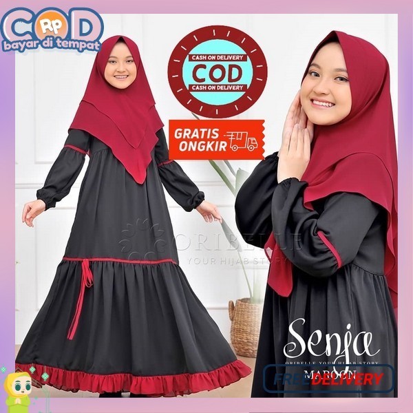 Gamis Anak Cewek Tanggung Umur 9 12 Thn Terbaru 2024 3 4 Tahun 8 7 1 10 5 Pakaian Games Model Simpel