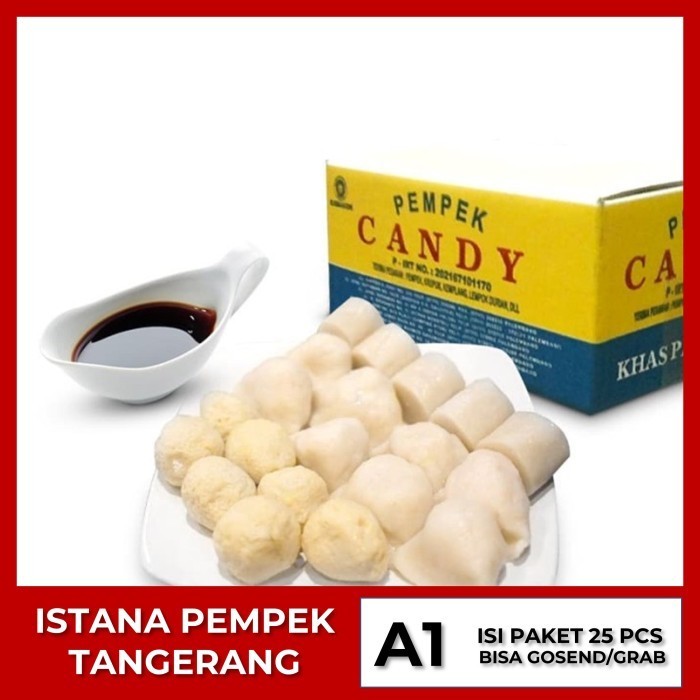PEMPEK PALEMBANG ASLI CANDY GUDANG JAKARTA A1 25PCS