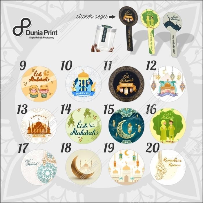 

Sticker Lebaran Label Idul Fitri Sticker Toples Lebaran Ramadan 088