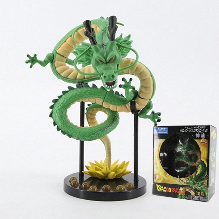 16 - FIGURE SET NAGA GREEN SHENLONG & BOLA NAGA FIGURE DRAGON BALL