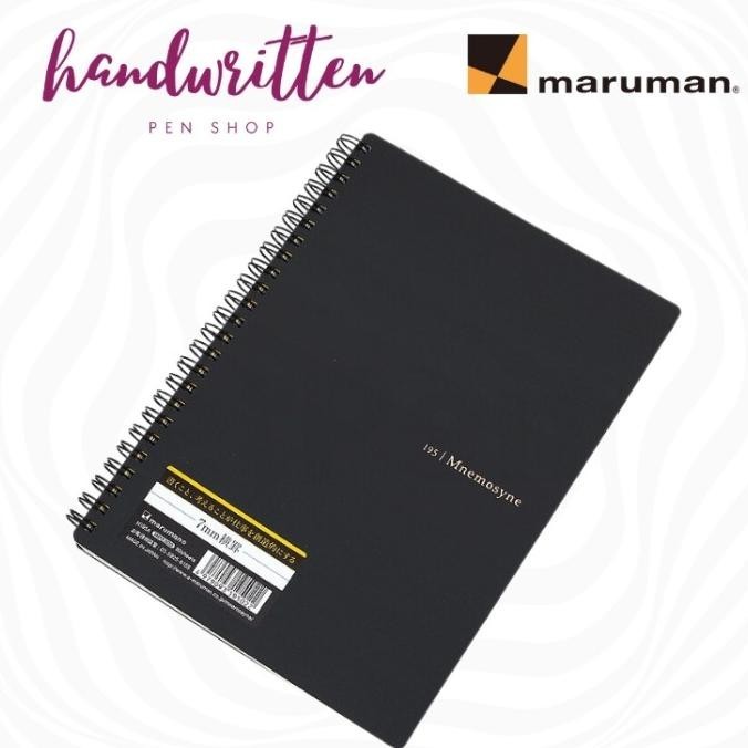 

NEW TERLARIS MARUMAN MNEMOSYNE N195A SOFTCOVER RING FOUNTAIN PEN NOTEBOOK A5 160P. PACKING BAGUS