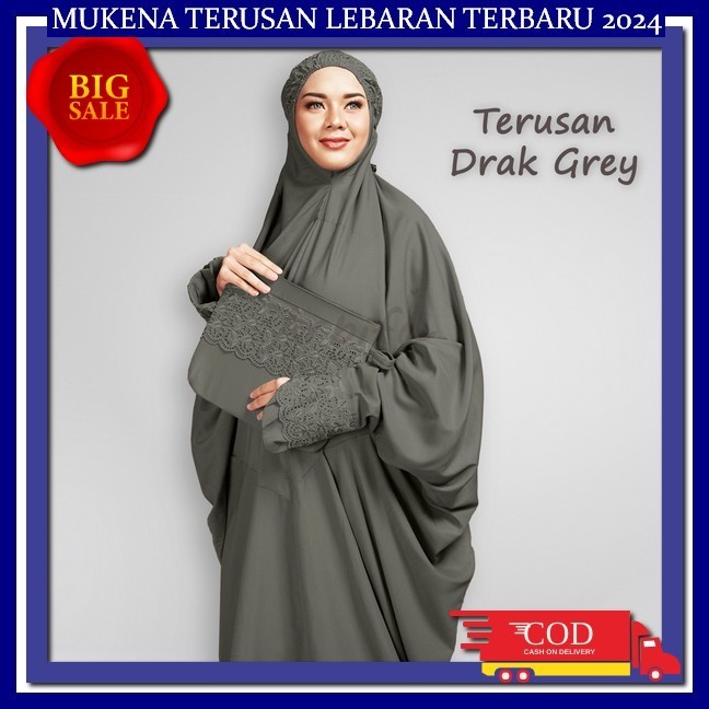 Telekung Traveling Mini Motif Lebaran Promo Mikenah Mekena Rmja Hari Raya Bukena Pouch Treveling Ruk