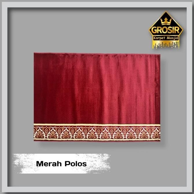 NEW TERLARIS KARPET MASJID RAJAKHAN TEBAL 12MM METERAN / KARPET SAJADAH PACKING BAGUS