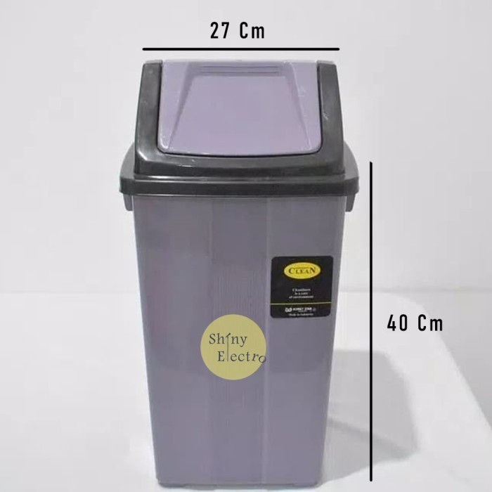 TEMPAT SAMPAH 20 LITER TONG KEBERSIHAN BESAR TUTUP GOYANG MURAH KOKOH