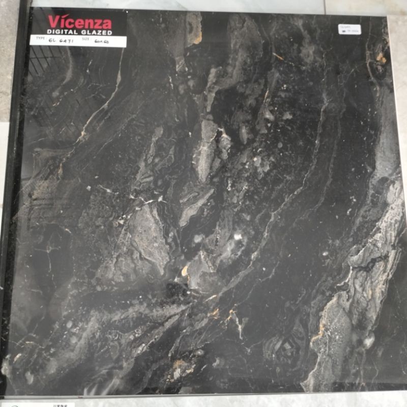 GRANIT GLOSSY MOTIF MARBEL GL6472 UKURAN 60X60 BY VICENZA