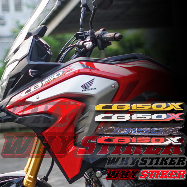Emblem Timbul Honda Cb150x Stiker Timbul Motor Honda CB150X