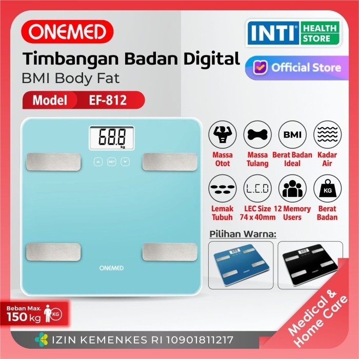ONEMED TIMBANGAN BADAN DIGITAL BMI EF 812 TIMBANGAN BODY FAT