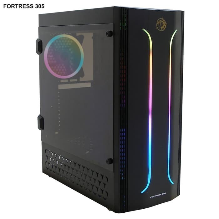 Imperion Casing Pc Fortress 305 Free 1 Fan Case Pc - Casing Komputer