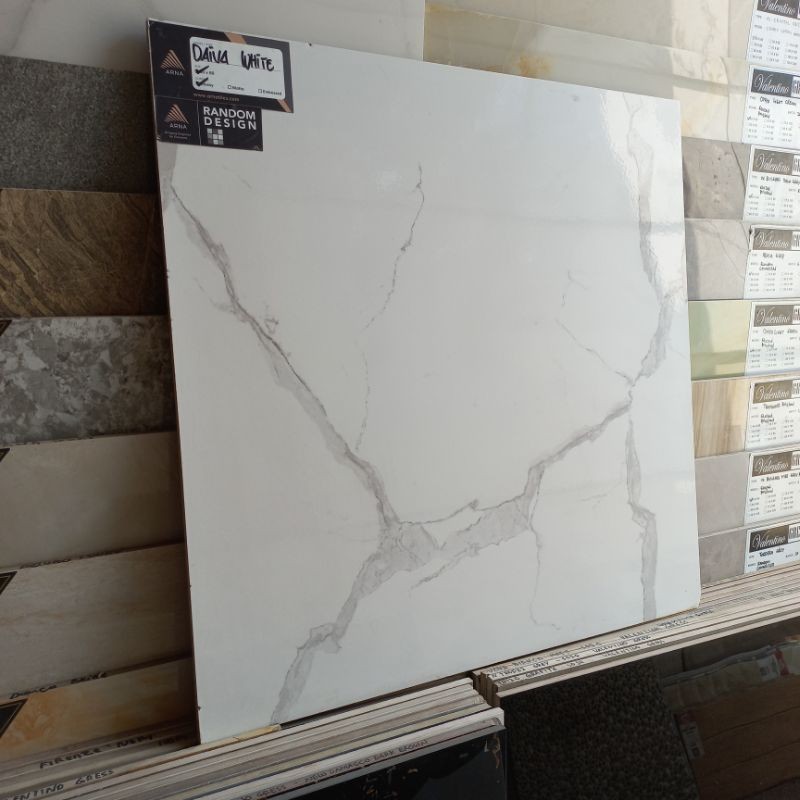Granit Lantai Arna Daiva White 60X60 Kw1