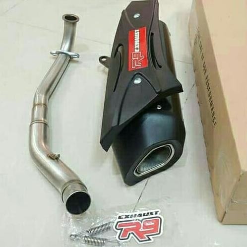 Knalpot R9 Misano New Vario 125 Fi Black Series / Knalpot Racing Vario