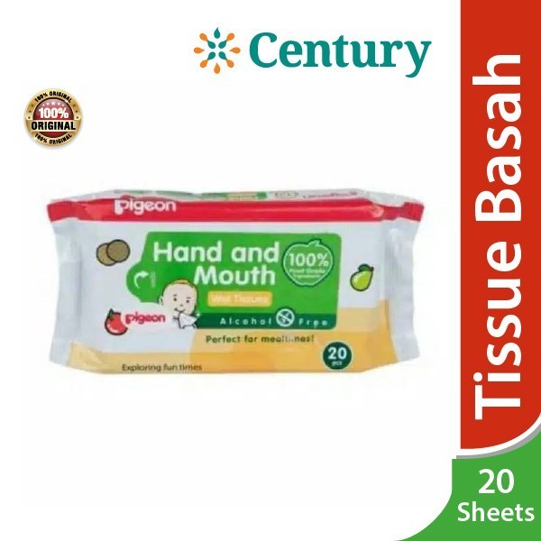 Pigeon Baby Hand And Mouth Wet Tissue 20