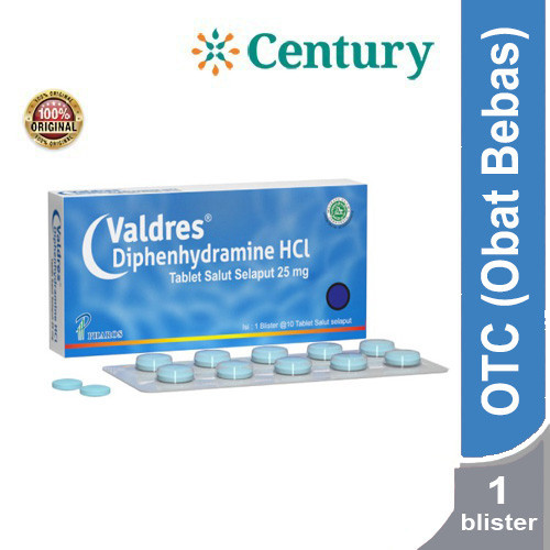 VALDRES 25 MG 1 STRIP ISI 10 TABLET