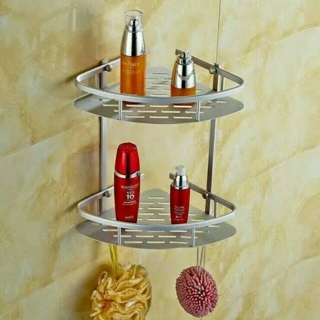 Rak Sudut Kamar Mandi Rak Pojok Siku Kamar Mandi Tempat Sabun Toilet
