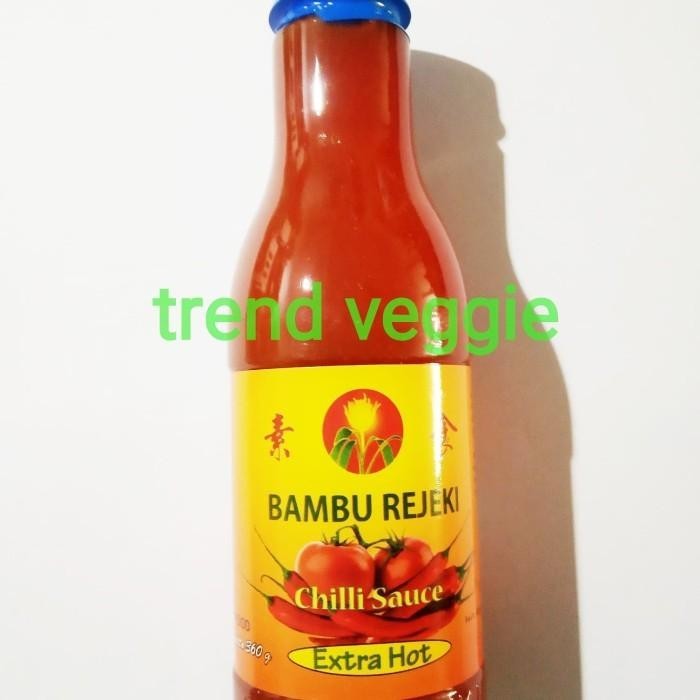

Sambel Bambu Rezeki Chili Cabe Sause Extra Hot 360G Vegan 005