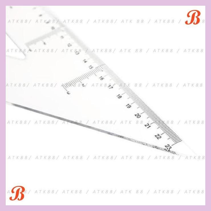 

| PGT | PENGGARIS SEGITIGA DELI SET SQUARE 28CM E6430