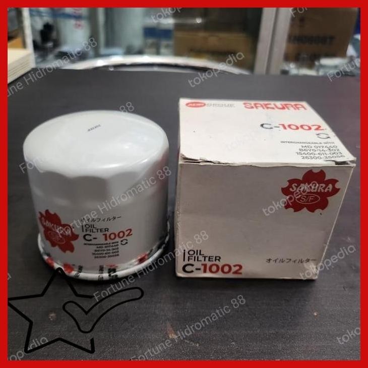 [FTH] SAKURA OIL FILTER C- 1002 / OIL FILTER SAKURA C-1002