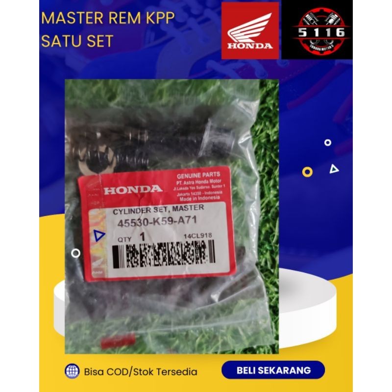CYLINDER SET MASTER | MASTER REM VARIO 160 | AHM ORIGINAL