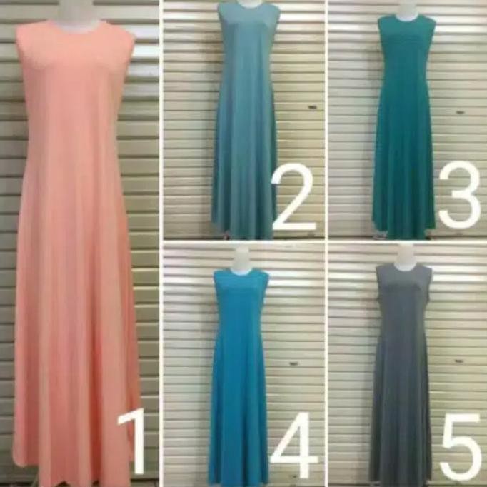 Manset Gamis Buntung / Tanpa Lengan Bahan Jersey.