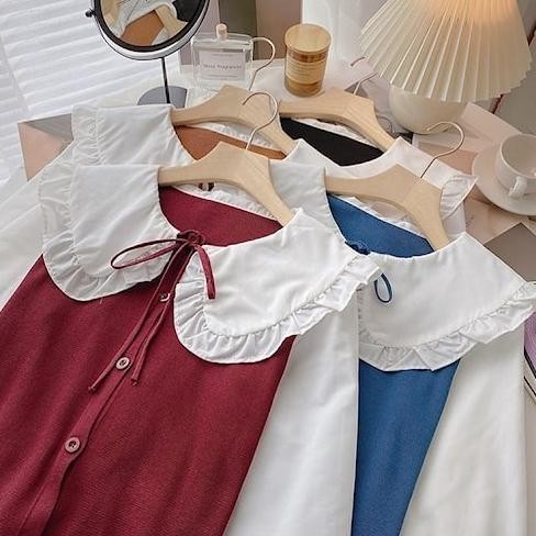 Blouse Knit Baju Atasan Wanita Remaja Kekinian