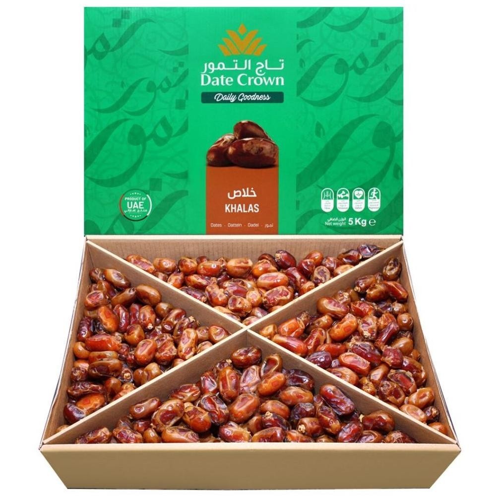 

Tersedia Promo!! Kurma Date Crown Khalas 5Kg