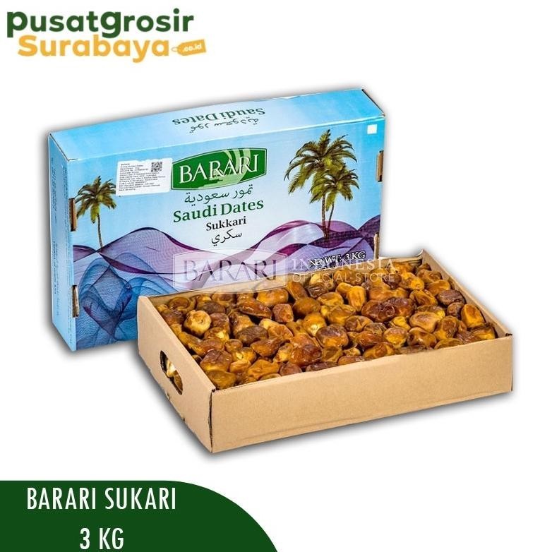 

Restock Lagiii!! Kurma Barari Sukari 3Kg