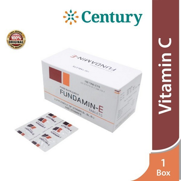 Fundamin E Tablet 1 Strip isi 4 Tablet / Vitamin B1,B6,B12 & Vit. E / Vitamin Syaraf