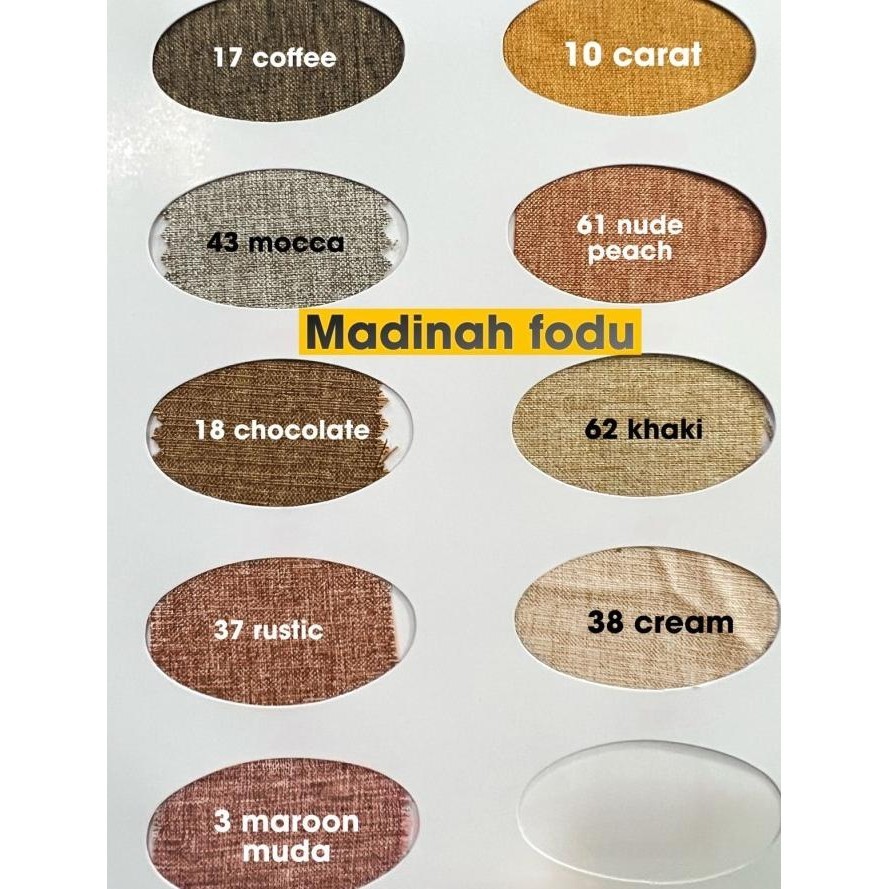 Bahan Kain Katun Cotton Madinah Premium 1 Roll 40 Yard