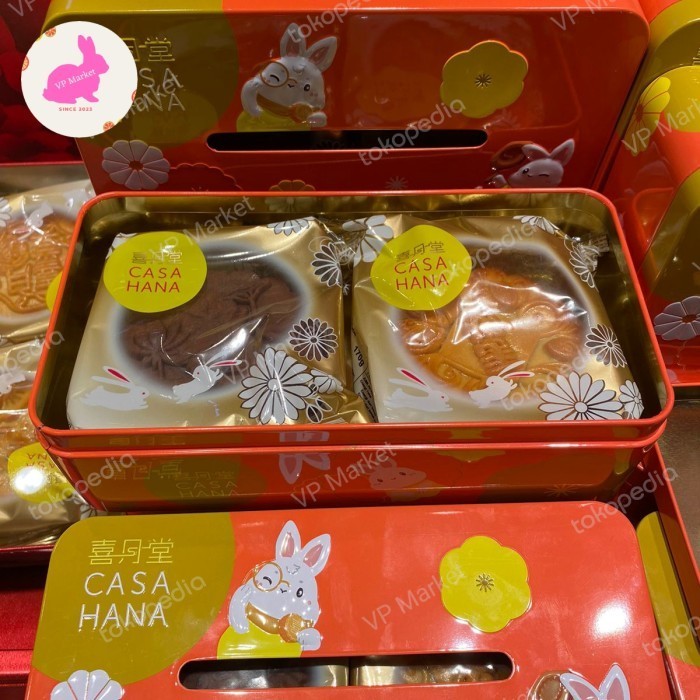 KUE BULAN CASAHANA MOONCAKE LUNAR FANTASTY RED ISI 2 BOX