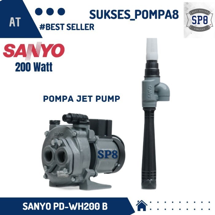 POMPA AIR SANYO PD-WH200B NON OTOMATIS / POMPA AIR JET PUMP