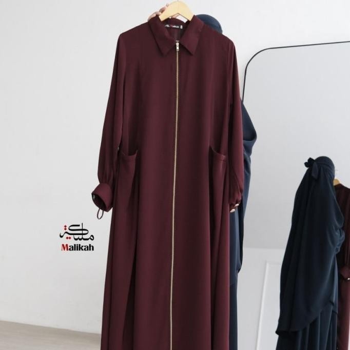 Balad Set Gamis & Khimar Nonpad - Abaya Malikah #Ayranashwa #Malikah