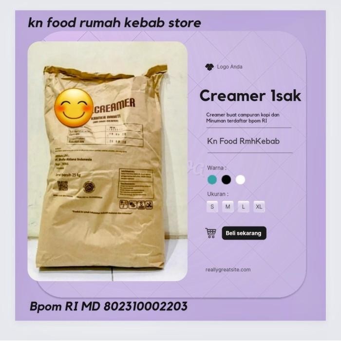 

Krimer Creamer Kr -1 Sak Creamer 25 Kg - Non Dairly Creamer-Go-Jek